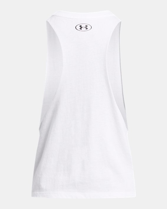 Women's Project Rock Underground Tank in White image number 3
